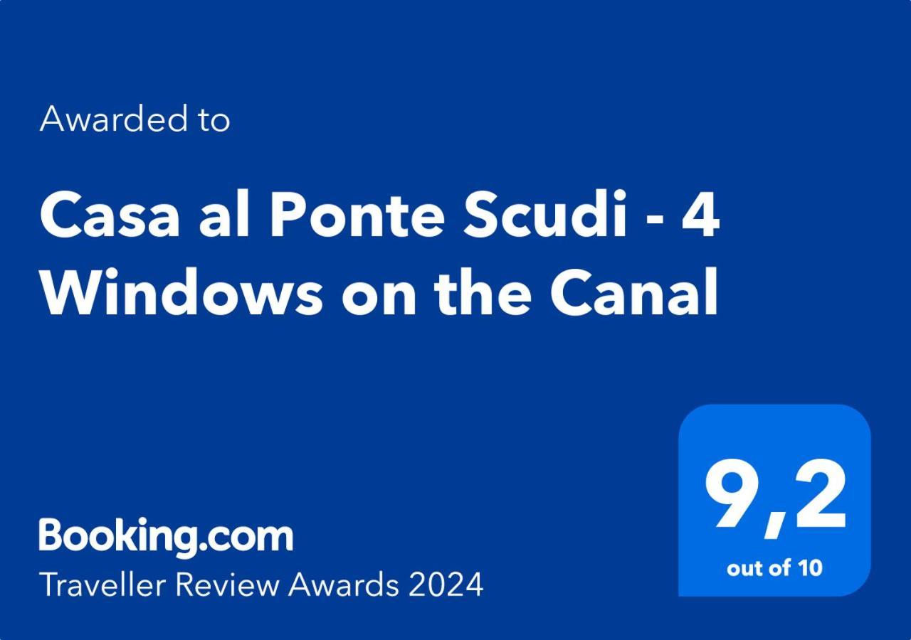 Casa Al Ponte Scudi - 4 Windows On The Canal Venesia Bagian luar foto